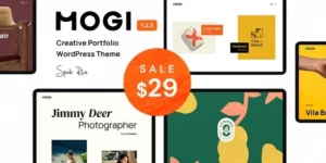 Mogi A Creative Portfolio / Agency WordPress Theme 1.2.3破解版主题