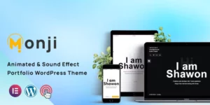 Monji – Personal Portfolio WordPress Theme 1.0破解版主题