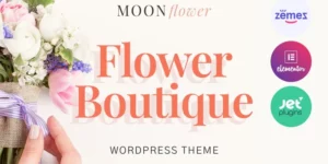 Moon Flower Flower Shop WordPress Theme 1.0.0破解版主题