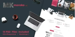 Moroko – Creative Bootstrap Responsive WordPress Theme 1.0.0破解版主题