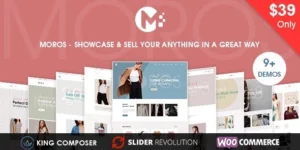Moros eCommerce WordPress Theme 1.8破解版主题