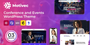 Motivec  – Conference and Events WordPress Theme 1.0.0破解版主题
