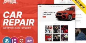 Motocro Car Services and Auto Mechanic WordPress Theme 1.0.0破解版主题