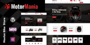 MotorMania | Motorcycle Accessories WooCommerce Theme 1.0.8破解版主题