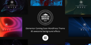 Mountain Elementor Coming Soon WordPress Theme 5.0.0破解版主题