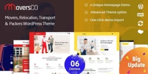 MoversCO Movers Packers WordPress Theme 2.9破解版主题
