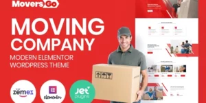 MoversGo Moving Company Modern WordPress Elementor Theme WordPress Theme 1.0.1破解版主题