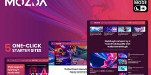 Mozda Micro Magazine Blog Theme with Dark Mode 1.1破解版主题