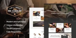 Mr Cobbler | Custom Shoemaking Footwear Repairs WordPress Theme 1.1.2破解版主题