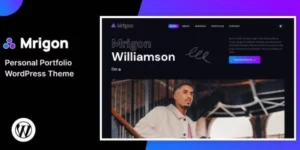 Mrigon – Personal Portfolio WordPress Theme 1.0破解版主题