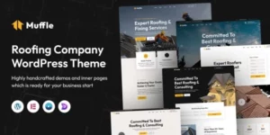 Muffle Roofing Company WordPress Theme 1.0.2破解版主题