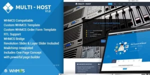 Multi Host | WHMCS Hosting 2.7破解版主题