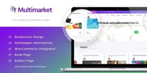 Multimarket WooCommerce Marketplace Theme 1.1.7破解版主题
