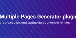 Multiple Pages Generator Business 3.3.23破解版插件