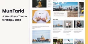 Munfarid A WordPress Theme For Blog Shop 1.0破解版主题