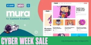 Mura WordPress Theme for Content Creators 1.6.5破解版主题