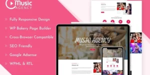 Music Agency WordPress Theme 1.0.0破解版主题
