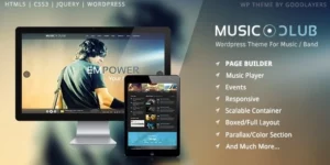 Music Club Band | Party WordPress 1.8.5破解版主题