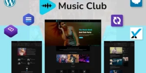 Music Club Band | Party WordPress Theme 1.0.0破解版主题