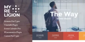 My Religion Dedicated Church WordPress Theme 1.3.7破解版主题