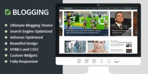 MyThemeShop Blogging 3.1.8破解版主题