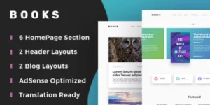 MyThemeShop Books Theme 1.0.7破解版主题