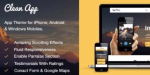 MyThemeShop CleanApp WordPress Theme 1.1.7破解版主题