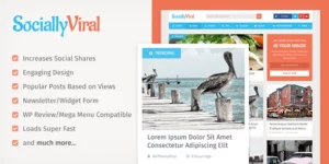 MyThemeShop SociallyViral 2.4.9破解版主题