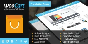 MyThemeShop WooCart 1.4.11破解版主题