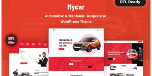 Mycar Automotive Mechanic Responsive WordPress Theme 1.0.1破解版主题