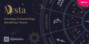 Mysta Astrology Numerology WordPress Theme 1.06破解版主题