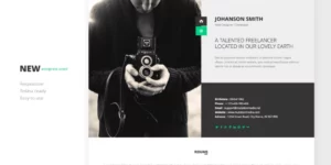 NEW Retina Ready WordPress Vcard Theme 1.0破解版主题
