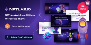 NFTLAB.IO NFT Marketplace Affiliate Elementor WordPress Theme 1.0.1破解版主题