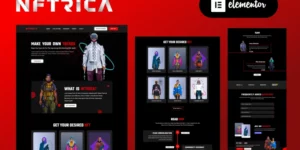 NFTRICA NFT Project Artist Showcase Elementor WordPress Theme 1.0.0破解版主题