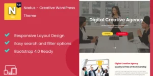 Nadus Creative WordPress Theme 1.0.0破解版主题