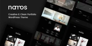 Namos Creative One/Multi-Page Portfolio WordPress Theme 1.2.0破解版主题