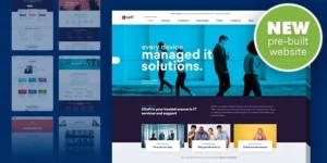 Nanosoft – WP Theme for IT Solutions and Services Company 1.2.7破解版主题