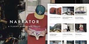 Narrator — A Fluent WordPress Blogging Theme 1.3.4破解版主题