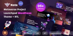 Nata Metaverse Project Launchpad WordPress Theme 1.3破解版主题