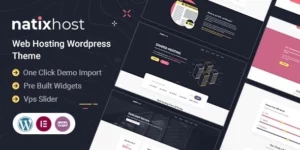 Natix | Web Hosting WordPress Theme 1.6破解版主题