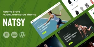 Natsy Sports Store WooCommerce Theme 1.0.0破解版主题