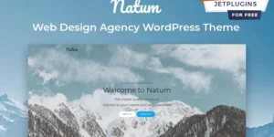 Natum Web Design Multipurpose Modern WordPress Elementor Theme WordPress Theme 1.0.0破解版主题
