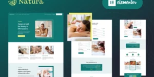 Natura Beauty Spa Massage Salon Elementor WordPress Theme 1.0.0破解版主题