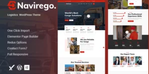 Navirego – Logistics WordPress Theme 1.0.0破解版主题