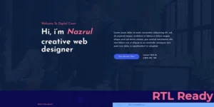 Nazrul Personal Responsive WordPress Theme 1.0.0破解版主题