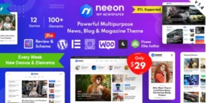 Neeon WordPress News Magazine Theme 2.9.2破解版主题
