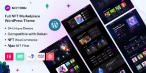 Neftron – NFT Marketplace WordPress Theme 1.5.2破解版主题