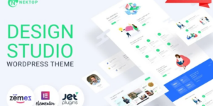 Nektop Design Studio Multipurpose Creative WordPress Elementor Theme WordPress Theme 1.0.1破解版主题