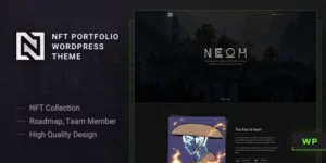 Neoh NFT Portfolio WordPress Theme 1.1.5破解版主题