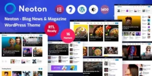 Neoton News Magazine WordPress Theme 1.0.1破解版主题